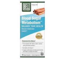 Bell Lifestyle, Blood Sugar Metabolism, 60 Veggie Capsules