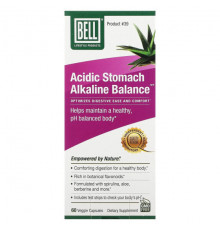 Витаминно-минеральные комплексы Bell Lifestyle, Acidic Stomach Alkaline Balance, 60 растительных капсул