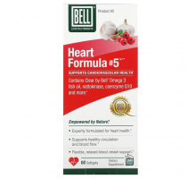 Для сердца и сосудов Bell Lifestyle, Heart Formula # 5, 60 мягких таблеток