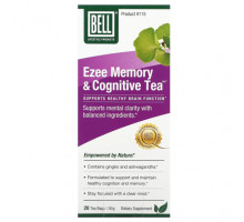 Травяные сборы и чаи Bell Lifestyle, Ezee Memory & Cognitive Tea, чайные пакетики 20 (30 г)