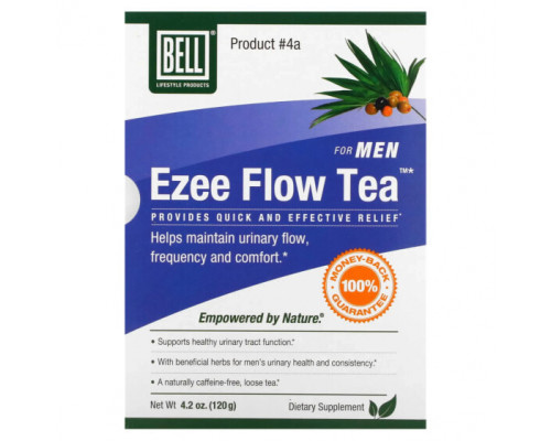 Травяные сборы и чаи Bell Lifestyle, Чай Ezee Flow для мужчин, 120 г (4,2 унции) Травяные сборы и чаи Bell Lifestyle, Чай Ezee Flow для мужчин, 120 г (4,2 унции)