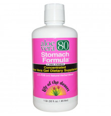 Lily of the Desert, Aloe Vera 80, формула для желудка, 0,95 л