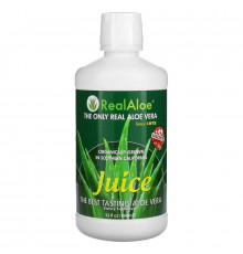 Real Aloe Inc., сок алоэ вера, 960 мл (32 жидк. унции)