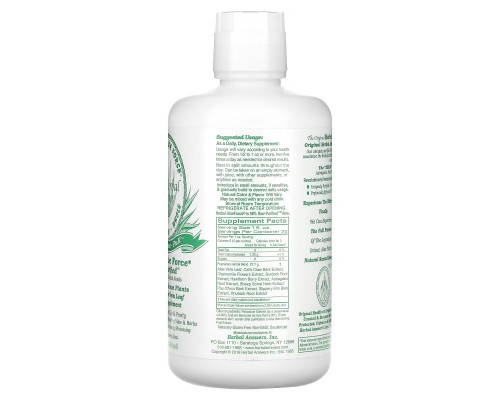 Herbal Answers, Inc, Алоэ Herbal Aloe Force, 33,8 жидких унции (1 литр) Herbal Answers, Inc, Алоэ Herbal Aloe Force, 33,8 жидких унции (1 литр)
