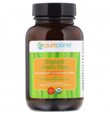 Pure Planet, Органический, Amla Plus, 500 мг, 100 таблеток