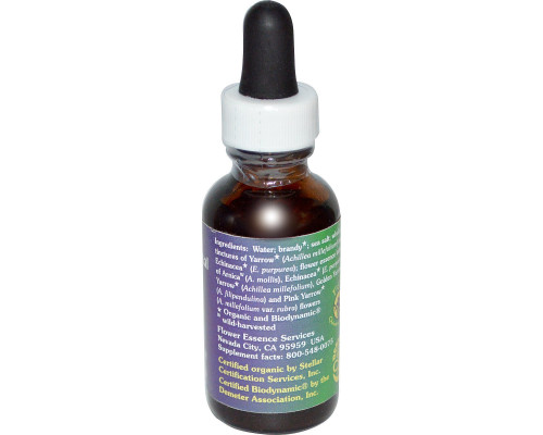 Flower Essence Services Тысячелистник. Экологические решения 1 жидкая унция (30 мл) Flower Essence Services Тысячелистник. Экологические решения 1 жидкая унция (30 мл)