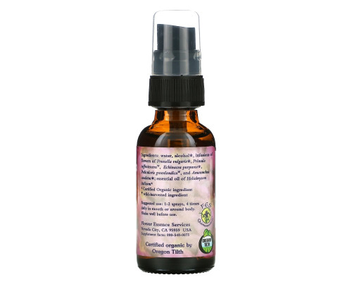 Flower Essence Services Фуксин Self-Healer цветочный экстракт и эфирное масло 1 жидких унции (30 мл)