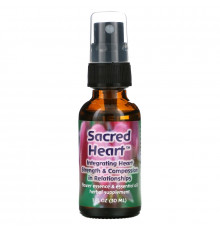 Flower Essence Services "Священное сердце" цветочная эссенция с эфирным маслом 1 жидкая унция (30 мл)