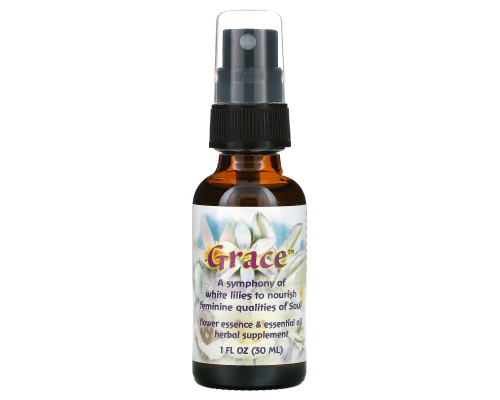 Flower Essence Services Grace цветочная эссенция с эфирным маслом 1 жидкая унция (30 мл) Flower Essence Services Grace цветочная эссенция с эфирным маслом 1 жидкая унция (30 мл)