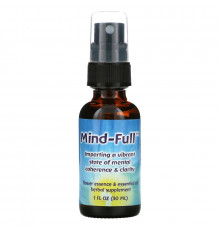 Flower Essence Services Mind-Full Flower Essence & Essential Oil 1 fl oz (30ml)