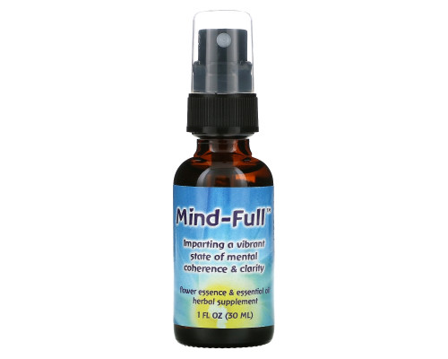 Flower Essence Services Mind-Full Flower Essence & Essential Oil 1 fl oz (30ml) Flower Essence Services Mind-Full Flower Essence & Essential Oil 1 fl oz (30ml)