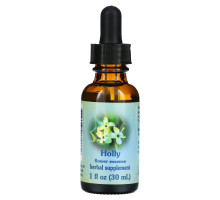 Flower Essence Services Лечебные травы  Холли  Цветочный Сущности 1 жидких унции (30 мл)