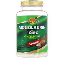 Health From The Sun, Monolaurin + Zinc, 90 Vegetarian Capsules
