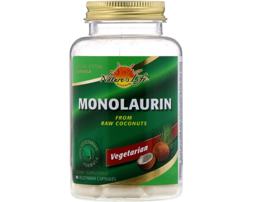 Health From The Sun, Монолаурин, 90 вегетарианских капсул Health From The Sun, Монолаурин, 90 вегетарианских капсул