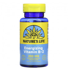 Витамины группы B Nature's Life, Витамин B2, 250 мг, 50 таблеток