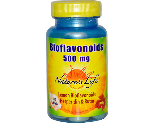 Nature's Life, Биофлавоноиды, 100 таблеток Nature's Life, Биофлавоноиды, 100 таблеток
