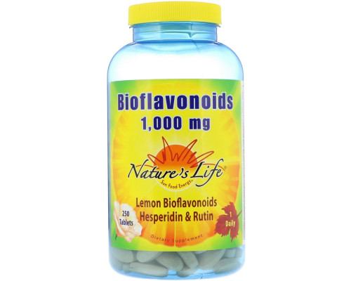 Nature's Life, Bioflavonoids, 1,000 mg, 250 Tablets