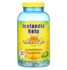 Nature's Life, Icelandic Kelp, 1,000 Tablets
