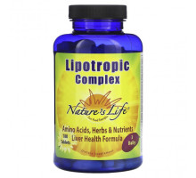 Для здоровья печени Nature's Life, Lipotropic Complex, 180 таблеток
