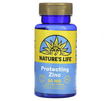 Цинк Nature's Life, Цинк, 30 мг, 100 капсул