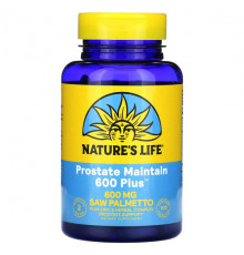 Мужское здоровье Nature's Life, Prostate Support 600 Plus, 100 капсул