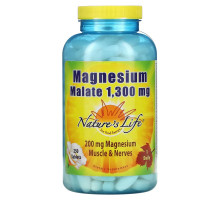 Nature's Life, Magnesium Malate, 1,300 mg, 250 Tablets