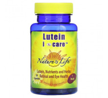 Для глаз Nature's Life, Lutein I Care, 30 капсул