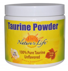 Nature's Life, Таурин порошок, без вкуса, 335 г