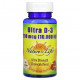 Витамин D Nature's Life, Ultra D-3, 250 мкг (10 000 МЕ), 100 мягких таблеток