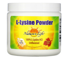 Nature's Life, L-Лизин в порошке, без вкуса, 200 г