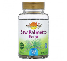 Мужское здоровье Saw Palmetto Berries, 1,160 mg, 100 Vegetarian Capsules (580 mg per Capsule)