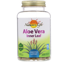 Nature's Herbs, Алоэ вера, мякоть листьев, 100 вегетарианских капсул