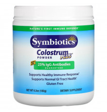 Symbiotics Symbiotics Молозиво Плюс в порошке 6.3 унций (178.6 г)