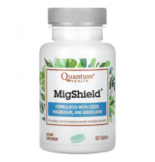 Болеутоляющие и противовоспалительные средства Quantum Health, MigShield, 60 таблеток
