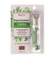 Quantum Health, Супер лизин+, ColdStick, уход и защита для губ, SPF 21, 0,17 унц. (5 г)
