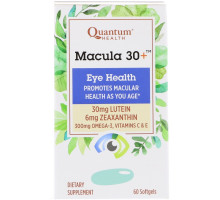 Quantum Health, Macula 30+, Eye Health, 60 Softgels