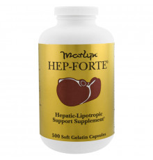 Naturally Vitamins, Marlyn, средство для печени Hep-Forte, 500 желатиновых капсул