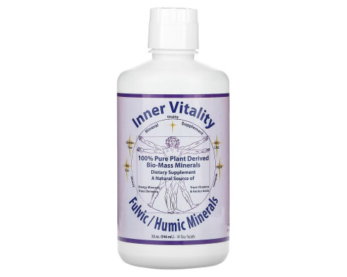 Morningstar Minerals Inner Vitality Фульвокислота/Гуминовые минералы 32 жидких унций (946 мл) Morningstar Minerals Inner Vitality Фульвокислота/Гуминовые минералы 32 жидких унций (946 мл)