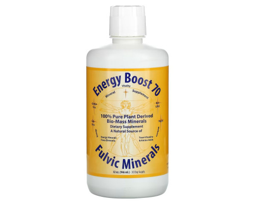 Morningstar Minerals Energy Boost 70 фульвовые минералы 32 жидкие унции (946 мл) Morningstar Minerals Energy Boost 70 фульвовые минералы 32 жидкие унции (946 мл)