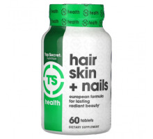 Для волос и ногтей Top Secret Nutrition, Health, Hair Skin + Nails, 60 таблеток