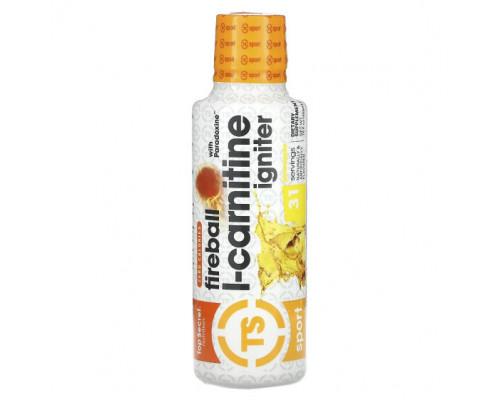 Аминокислоты Top Secret Nutrition, Sport, огненный шар с парадоксином, воспламенитель с L-карнитином, ананас, 459 мл (16 жидк. Унций) Аминокислоты Top Secret Nutrition, Sport, огненный шар с парадоксином, воспламенитель с L-карнитином, ананас, 459 мл (16 жидк. Унций)