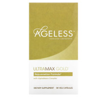 Ageless Foundation Laboratories, UltraMax Gold with AlphaNeuro Complex, 90 Veg Capsules