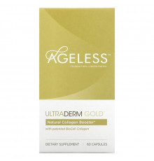Ageless Foundation Laboratories UltraDerm Gold Collagen Booster 60 Capsules
