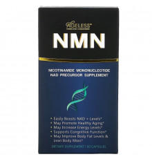 Ageless Foundation Laboratories, NMN, NAD Precursor Supplement, 130 mg, 60 Capsules