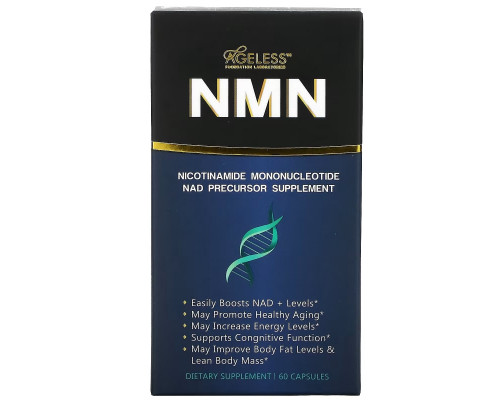 Ageless Foundation Laboratories, NMN, NAD Precursor Supplement, 130 mg, 60 Capsules Ageless Foundation Laboratories, NMN, NAD Precursor Supplement, 130 mg, 60 Capsules