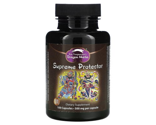 Dragon Herbs Supreme Protector 500 мг 100 растительных капсул Dragon Herbs Supreme Protector 500 мг 100 растительных капсул