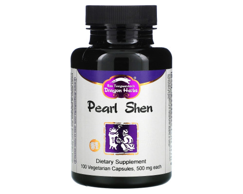 Dragon Herbs Pearl Shen 500 мг 100 растительных капсул Dragon Herbs Pearl Shen 500 мг 100 растительных капсул