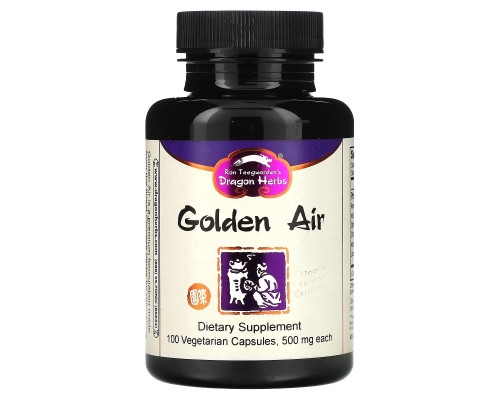 Dragon Herbs ( Ron Teeguarden ), Golden Air, 500 mg, 100 Vegetarian Capsules Dragon Herbs ( Ron Teeguarden ), Golden Air, 500 mg, 100 Vegetarian Capsules