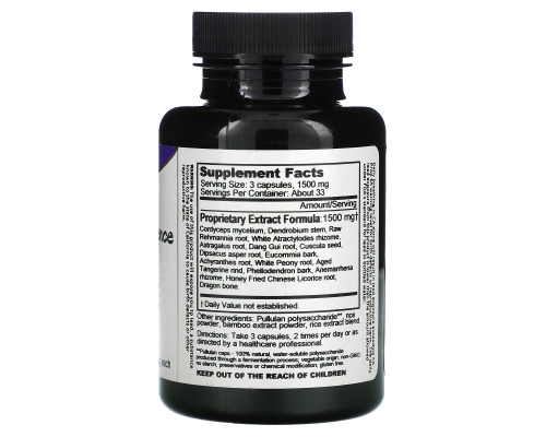 Dragon Herbs, Энергетический тоник Profound Essence, 500 мг, 100 капсул Dragon Herbs, Энергетический тоник Profound Essence, 500 мг, 100 капсул