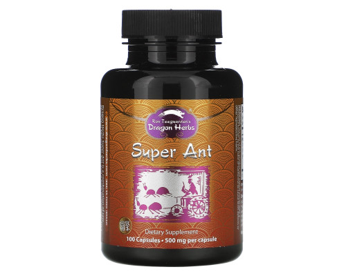 Dragon Herbs Super Ant 500 мг 100 капсул Dragon Herbs Super Ant 500 мг 100 капсул